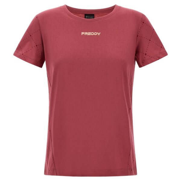 FREDDY T-SHIRT CON MOTIVO GEOMETRICO SUL RETRO F3WBCT6 ♀ - immagine 5