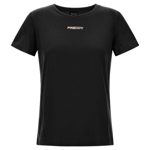 FREDDY T-SHIRT CON MOTIVO GEOMETRICO SUL RETRO F3WBCT6 ♀ - immagine 7