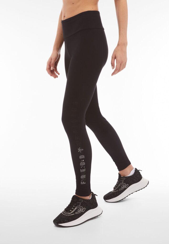 FREDDY LEGGINGS VITA ALTA CON GRAFICA GLITTER S4WTRP7 ♀ - immagine 3