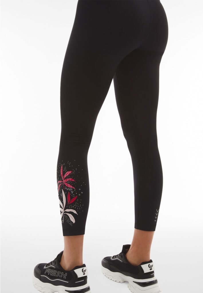 FREDDY LEGGINGS 7/8 LYCRA CON STAMPA TROPICAL SF5HS406 ♀ - immagine 7