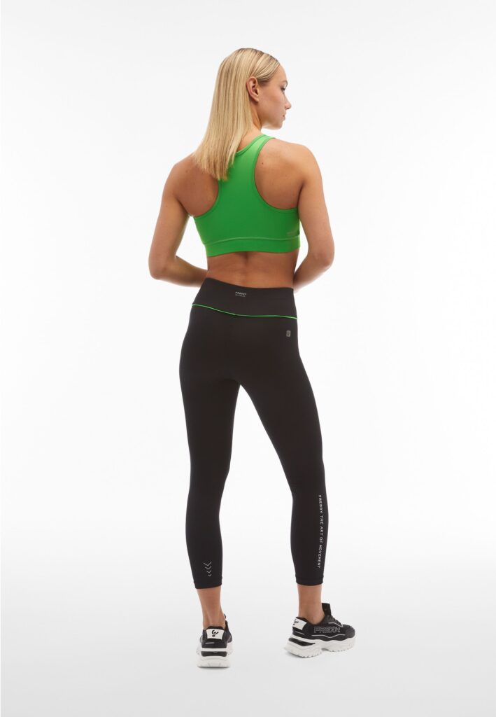 FREDDY LEGGINGS TRASPIRANTI 7/8 VITA ALTE CON STAMPE ♀ - immagine 5