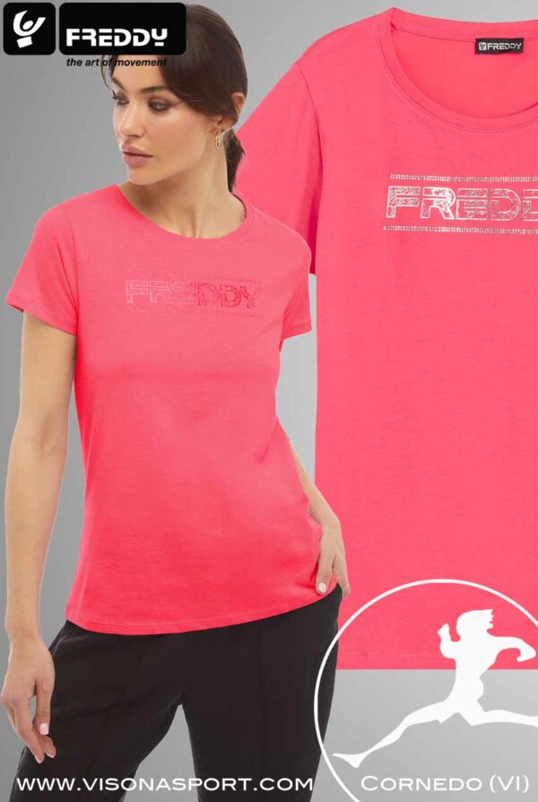 FREDDY T-SHIRT CON STAMPA SKU S4WCRT1 ♀