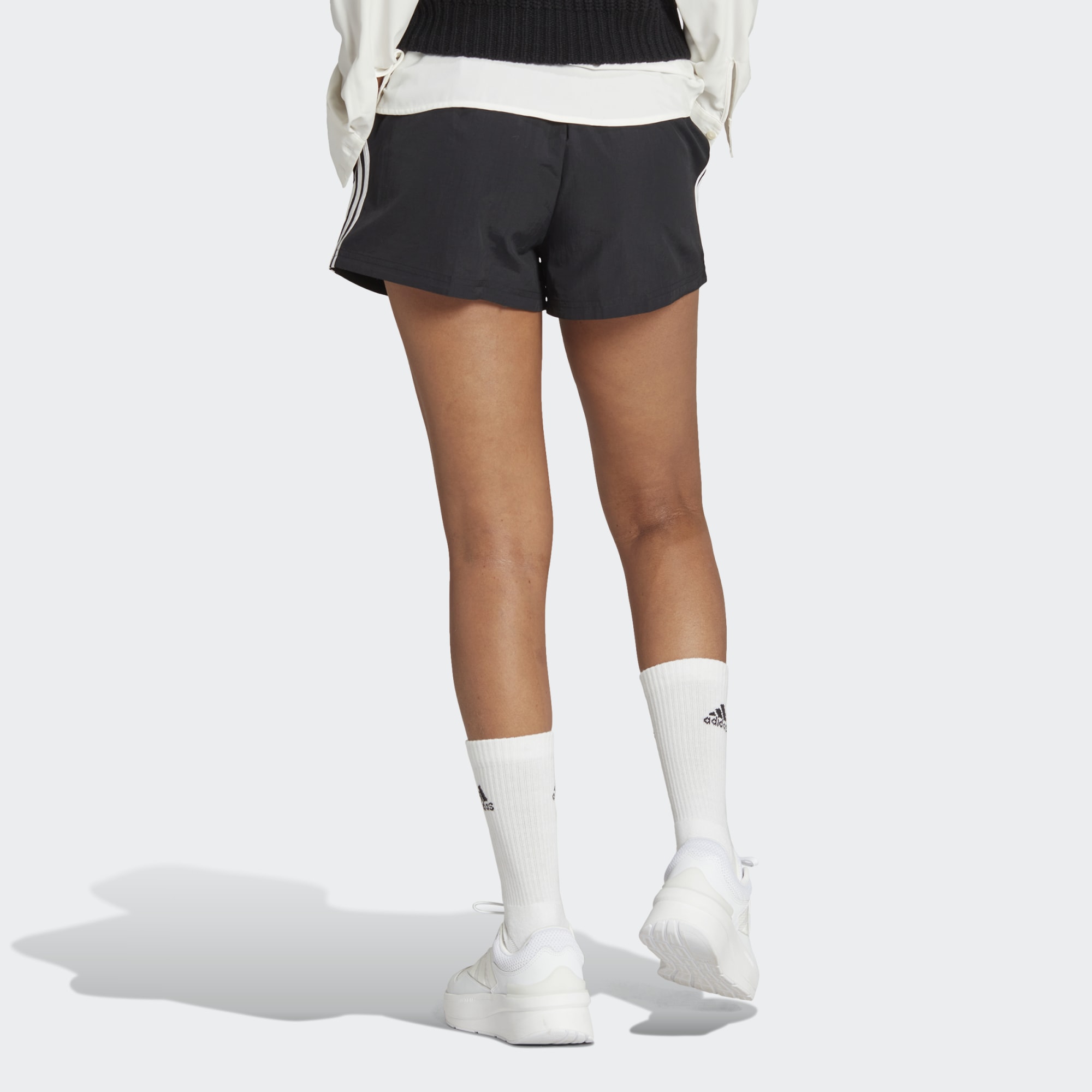 ADIDAS PANTALONCINO W 3S WVN SHO HT3397 ♀ - immagine 4