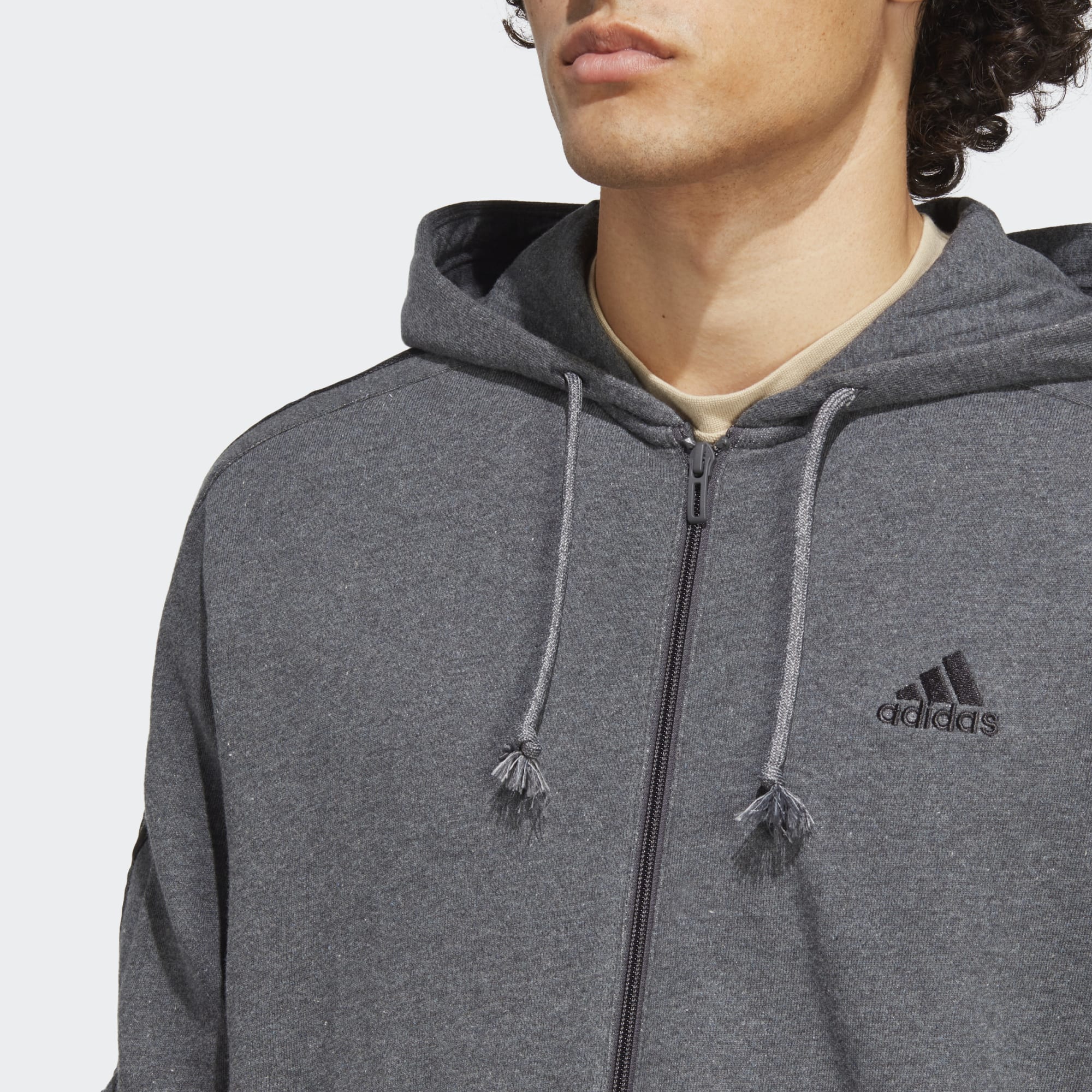 ADIDAS FELPA FRENCH TERRY CON CAPPUCCIO ♂ - immagine 7