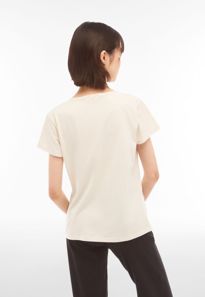 FREDDY T-SHIRT COTONE CON LOGO ZEBRATO S4WMVT1 ♀ - immagine 6
