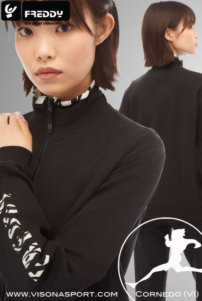 FREDDY FELPA FRENCH TERRY CON ZIP S4WMVS5 ♀ - immagine 10