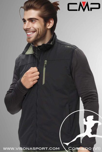 CMP GILET IN SOFTSHELL LEGGERO 30A9317 ♂
