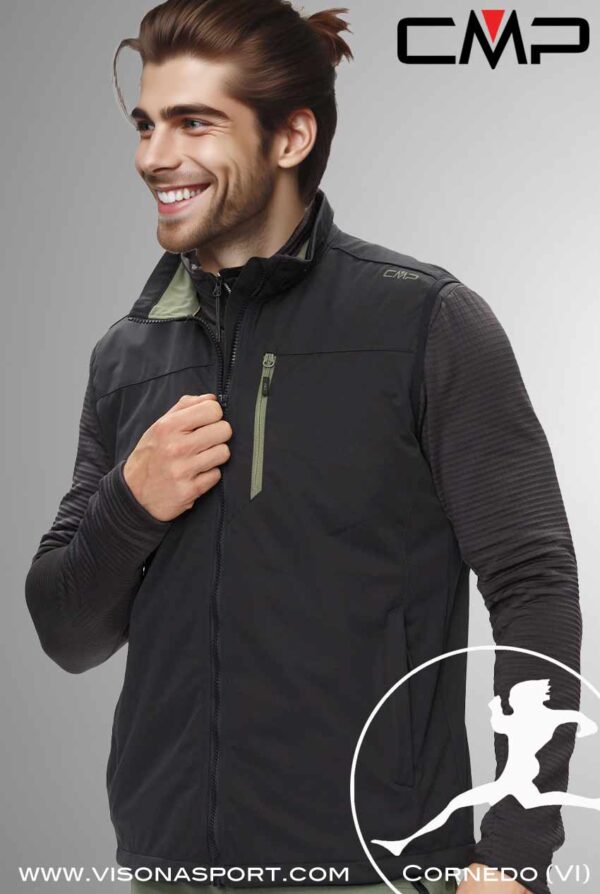 CMP GILET IN SOFTSHELL LEGGERO 30A9317 ♂