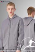 CHAMPION FELPA FELPATA FULL ZIP CON CAPPUCCIO 220276 ♂