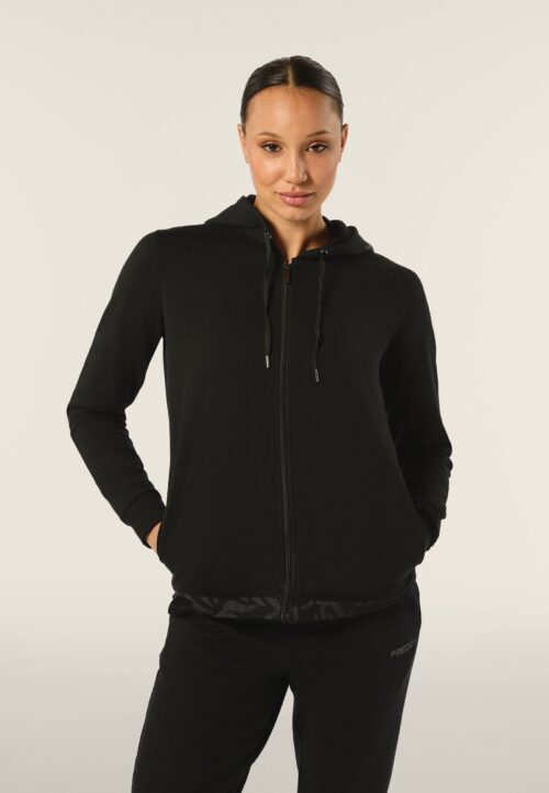 FREDDY FELPA MICROFELPATA CON ZIP E CAPPUCCIO F4WCRS4 ♀ - immagine 3