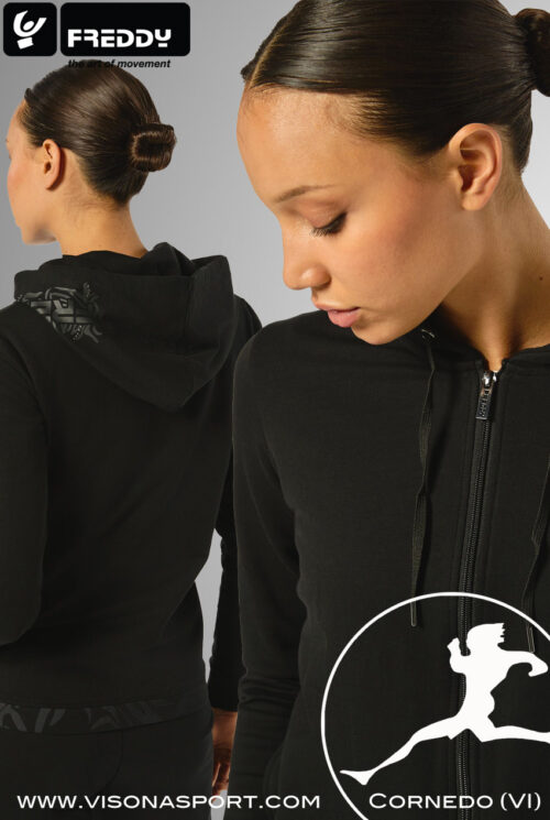 FREDDY FELPA MICROFELPATA CON ZIP E CAPPUCCIO F4WCRS4 ♀ - immagine 9