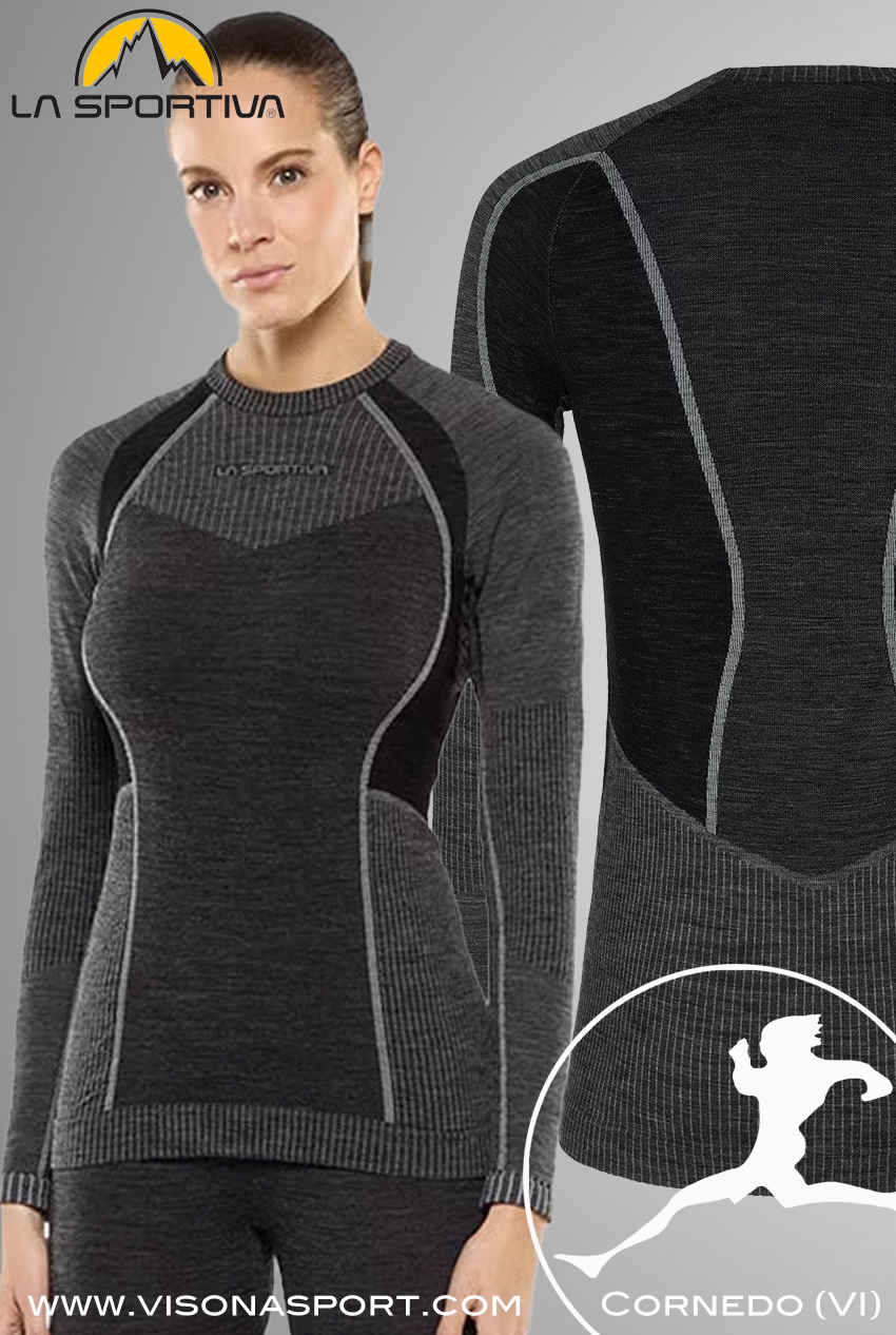 LA SPORTIVA INTIMO WOOL70 TECH LONGSLEEVE W M57 900907 ♀ - immagine 4