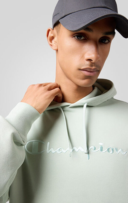 CHAMPION FELPA GARZATA CON CAPPUCCIO 220782 ♂ - immagine 4