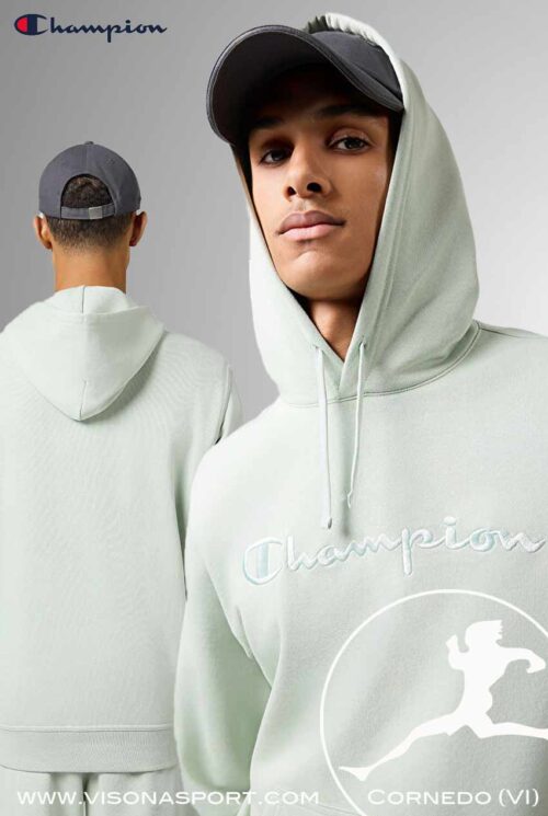 CHAMPION FELPA GARZATA CON CAPPUCCIO 220782 ♂