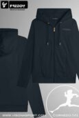 FREDDY FELPA ZIP LEGGERA COLLO ALTO CON CAPPUCCIO S25WCRS3♀