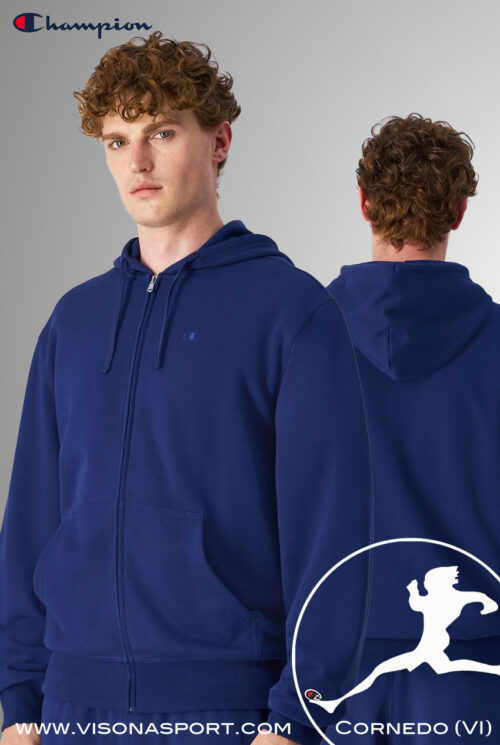 CHAMPION FELPA GARZATA CON CAPPUCCIO 220786 ♂