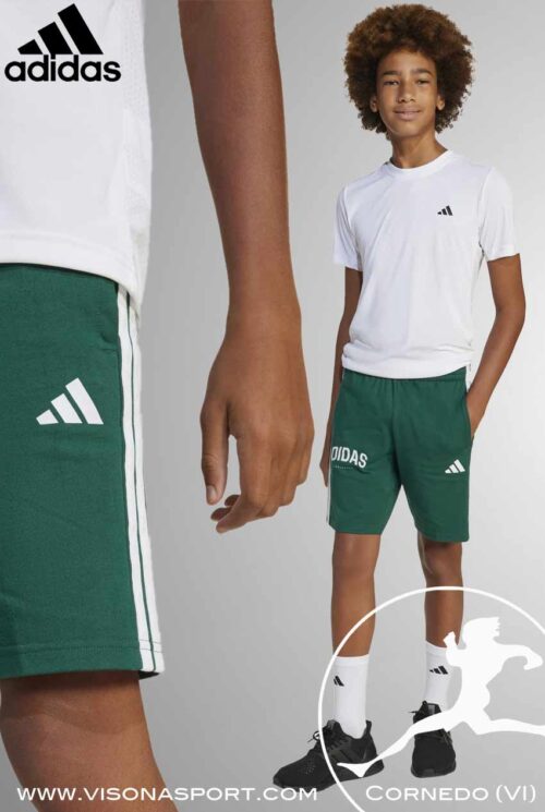 ADIDAS PANTALONCINI CORTI COTONE B 3S SHO JM2440 JR