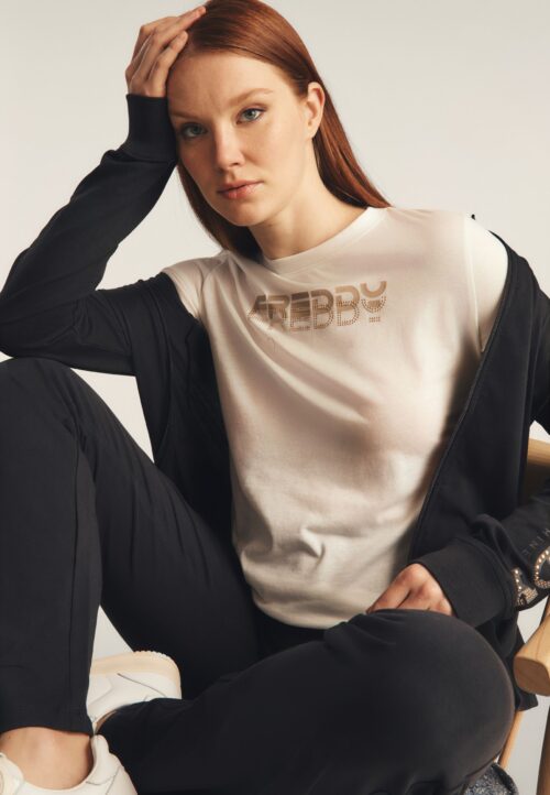 FREDDY T-SHIRT CON STAMPA E PERLINE S25WCRT1 ♀ - immagine 11