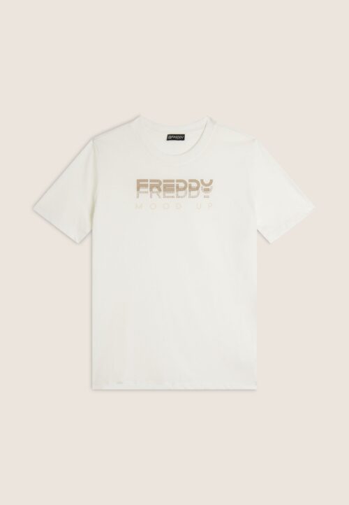 FREDDY T-SHIRT CON STAMPA E PERLINE S25WCRT1 ♀ - immagine 12