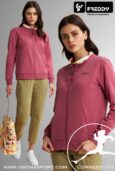 FREDDY FELPA ZIP LEGGERA CON DETTAGLI FANTASIA S25WMVS5 ♀