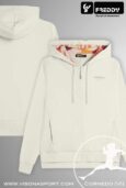 FREDDY FELPA ZIP LEGGERA CON CAPPUCCIO E FANTASIA ZEBRATA S25WMVS6 ♀