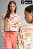 FREDDY T-SHIRT CROPPED FANTASIA ZEBRATA S25WMVS2C ♀