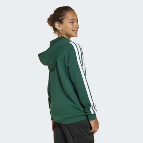 ADIDAS FELPA COTONE GARZATO M C COLLEG HOOD JM7358 JR - immagine 4