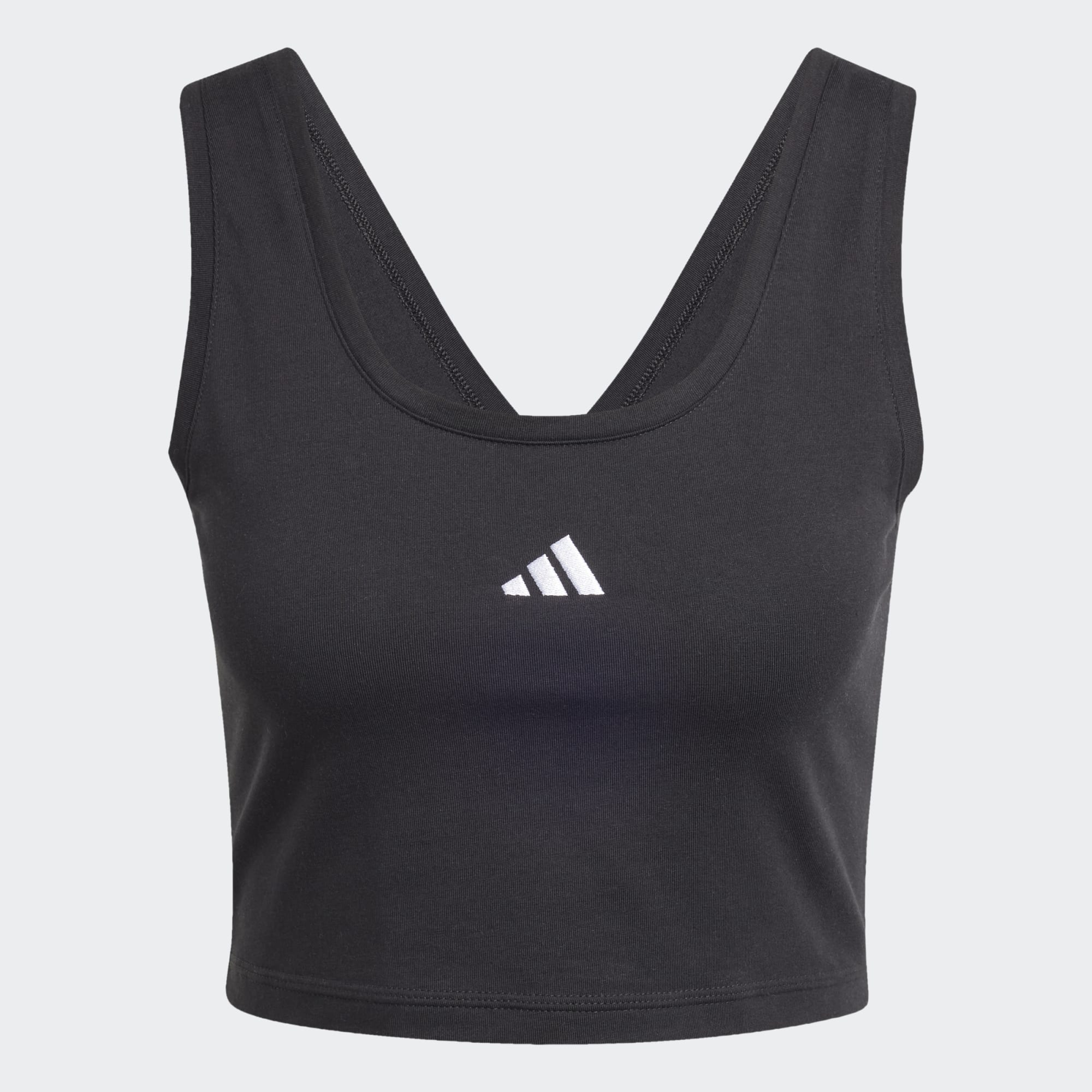 ADIDAS TOP ESSENTIALS SMALL LOGO COTTON LIFESTYLE TANK JE1321 ♀