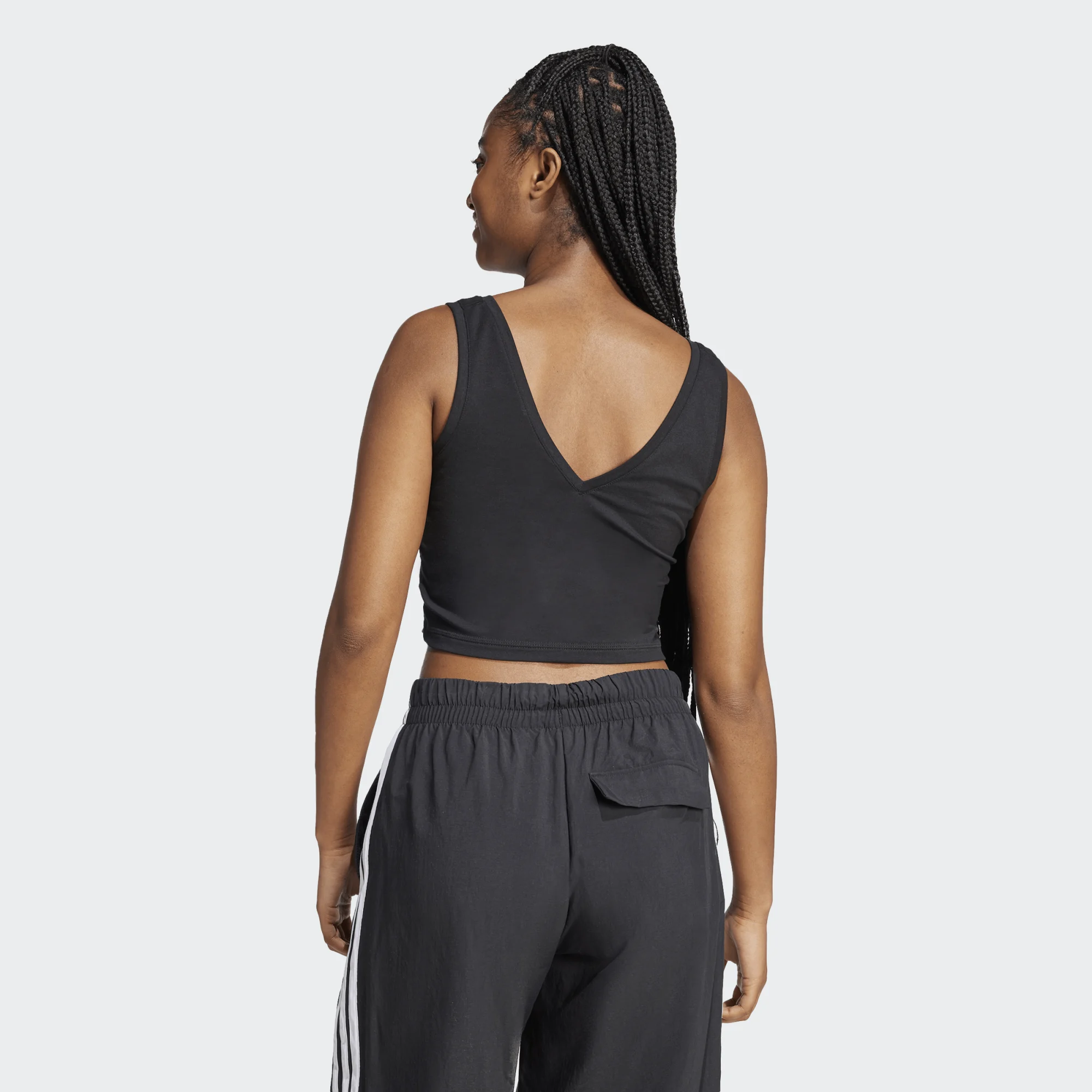 ADIDAS TOP ESSENTIALS SMALL LOGO COTTON LIFESTYLE TANK JD0545 ♀ - immagine 4
