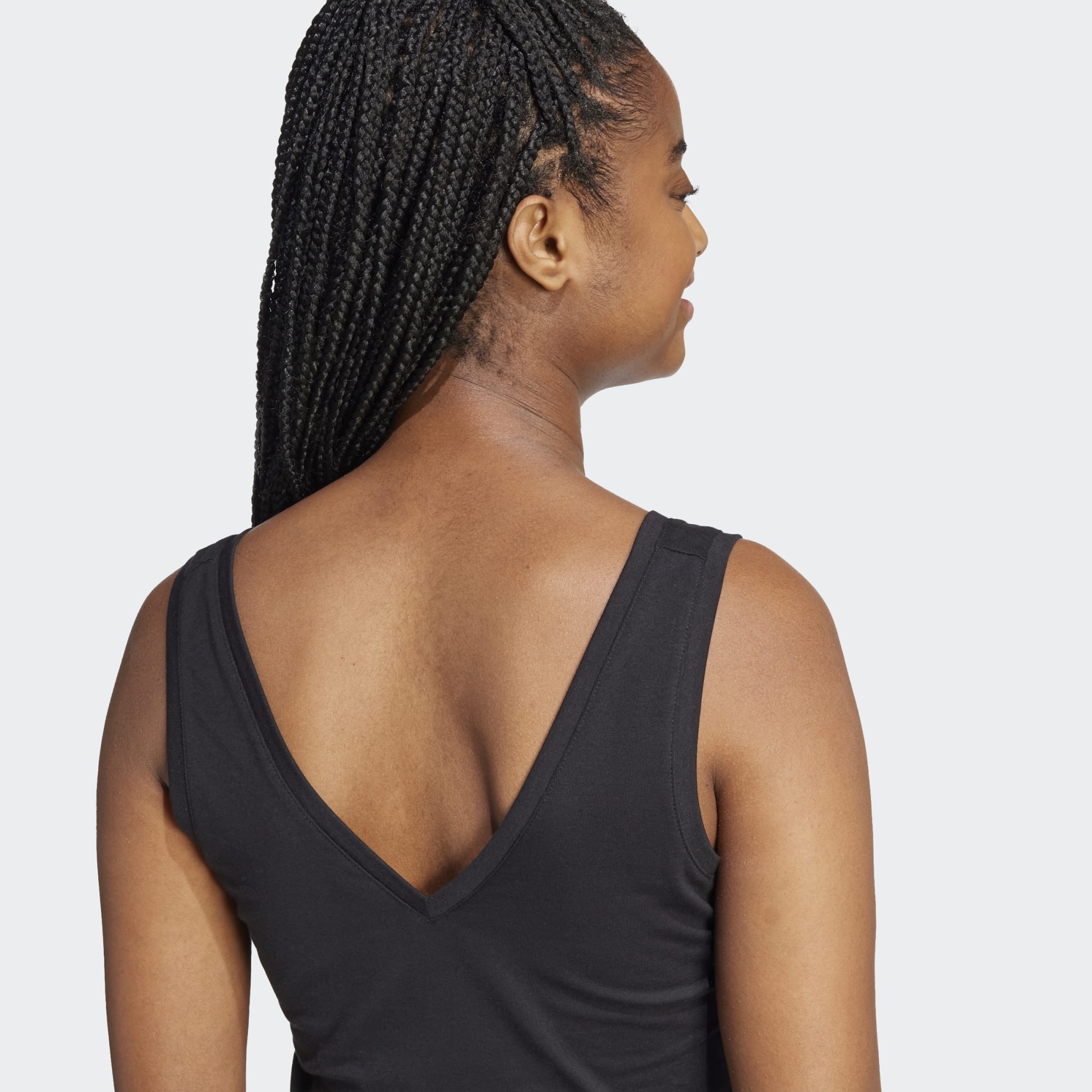 ADIDAS TOP ESSENTIALS SMALL LOGO COTTON LIFESTYLE TANK JD0545 ♀ - immagine 7