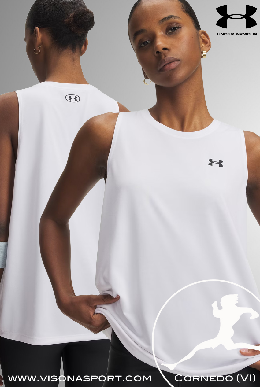 UNDER ARMOUR T-SHIRT TECH TANK SOLID 77-1383655 ♀ - immagine 4