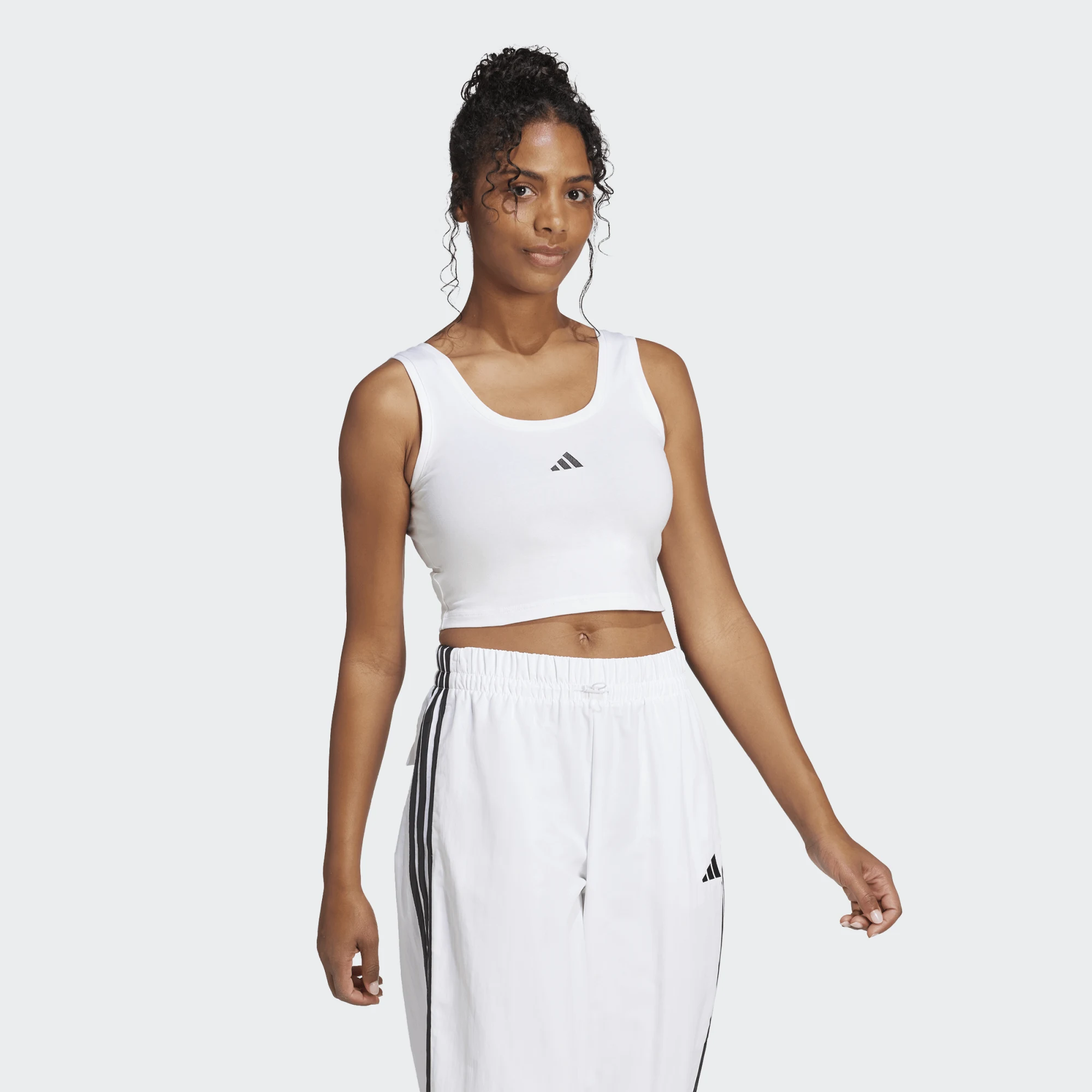 ADIDAS TOP ESSENTIALS SMALL LOGO COTTON LIFESTYLE TANK JD0545 ♀ - immagine 16