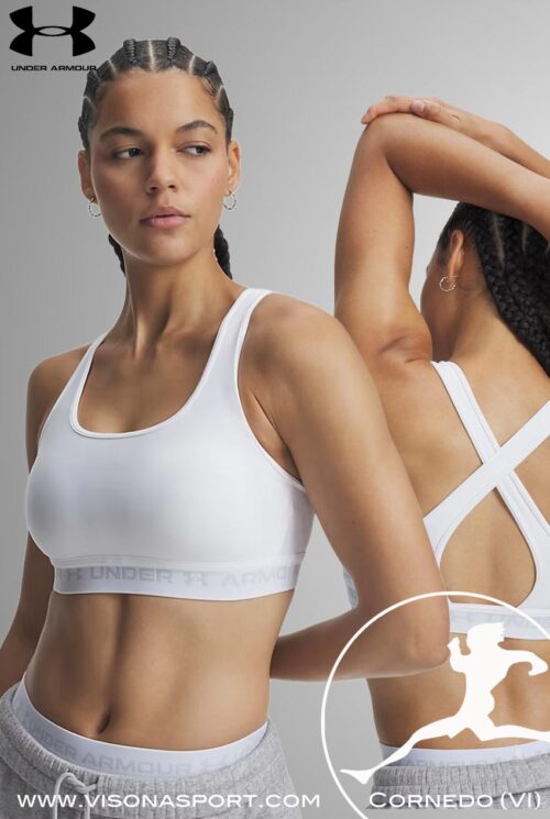 UNDER ARMOUR MID REGGISENO CROSSBACK COPPE REMOVIBILI 1361034 ♀