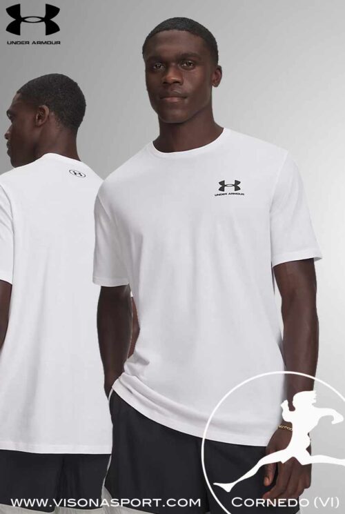 UNDER ARMOUR T-SHIRT UA LEFT CHEST LOGO 1326799 AVY ♂