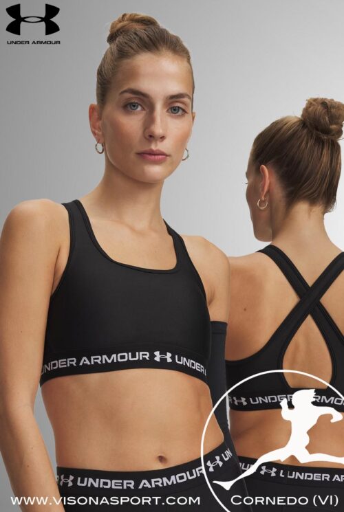 UNDER ARMOUR MID REGGISENO CROSSBACK COPPE REMOVIBILI 1361034 ♀