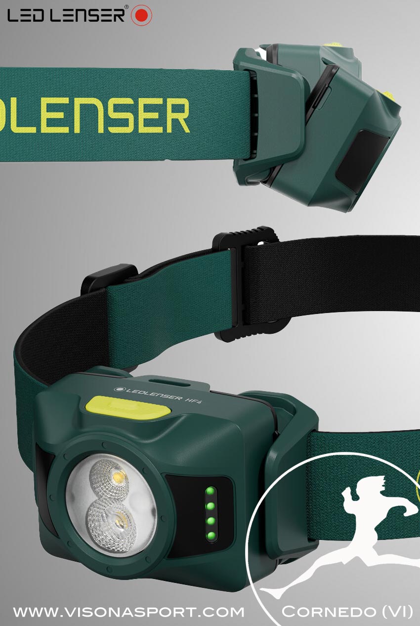 LED LENSER HF4R LAMPADA FRONTALE RICARICABILE